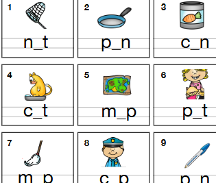 小学英语词语练习